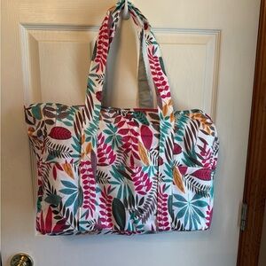 Floral Multicolor Tote Bag